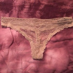 Victoria secret lace thong size medium
